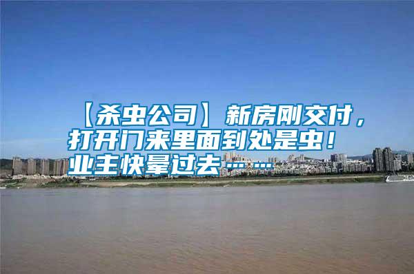 【殺蟲公司】新房剛交付，打開門來里面到處是蟲！業(yè)主快暈過去……