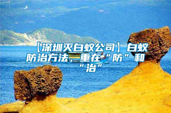 【深圳滅白蟻公司】白蟻防治方法，重在“防”和“治”